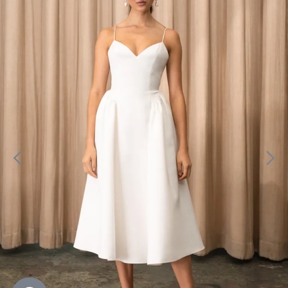 Jenny Yoo White Luella Dress - Picture 2 of 9